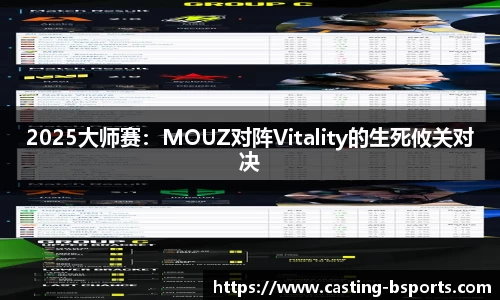 2025大师赛：MOUZ对阵Vitality的生死攸关对决